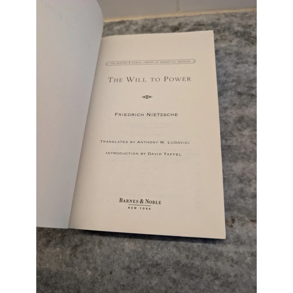 The Will to Power (Barnes & Noble Library of Essential Reading), Nietzsche, Frie